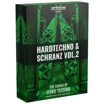 Sample Pack Product Cover Artwork - HARDTECHNO & SCHRANZ VOL.2 - Definition of Hardtechno