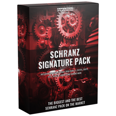 SCHRANZ SIGNATURE PACK - Definition of Hardtechno - Sample Pack Product Cover Artwork